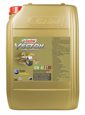 CASTROL Motoröl VECTON LONG DRAIN 10W-40 E7/ 20 L 15b351 20l