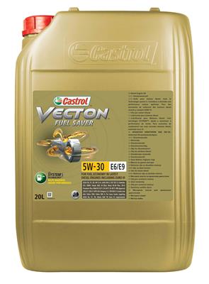 CASTROL Motoröl VECTON FUEL SAVER 5W-30 E6/E9 Synthetiköl 20 L (159CAA)