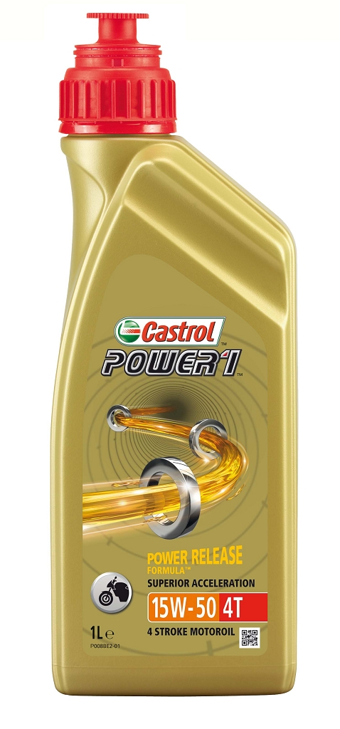 CASTROL Motoröl POWER1 4T 15W-50 (1L) 15044d 1l