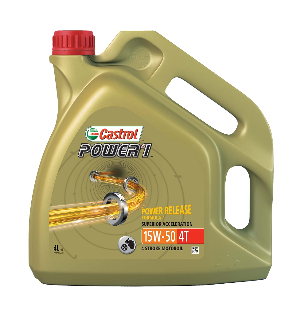 CASTROL Motoröl POWER1 4T 15W-50 (4L) 15044f 4l