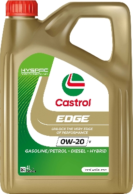 CASTROL Motoröl EDGE 0W-20 V/ 4 L 15f708 4l