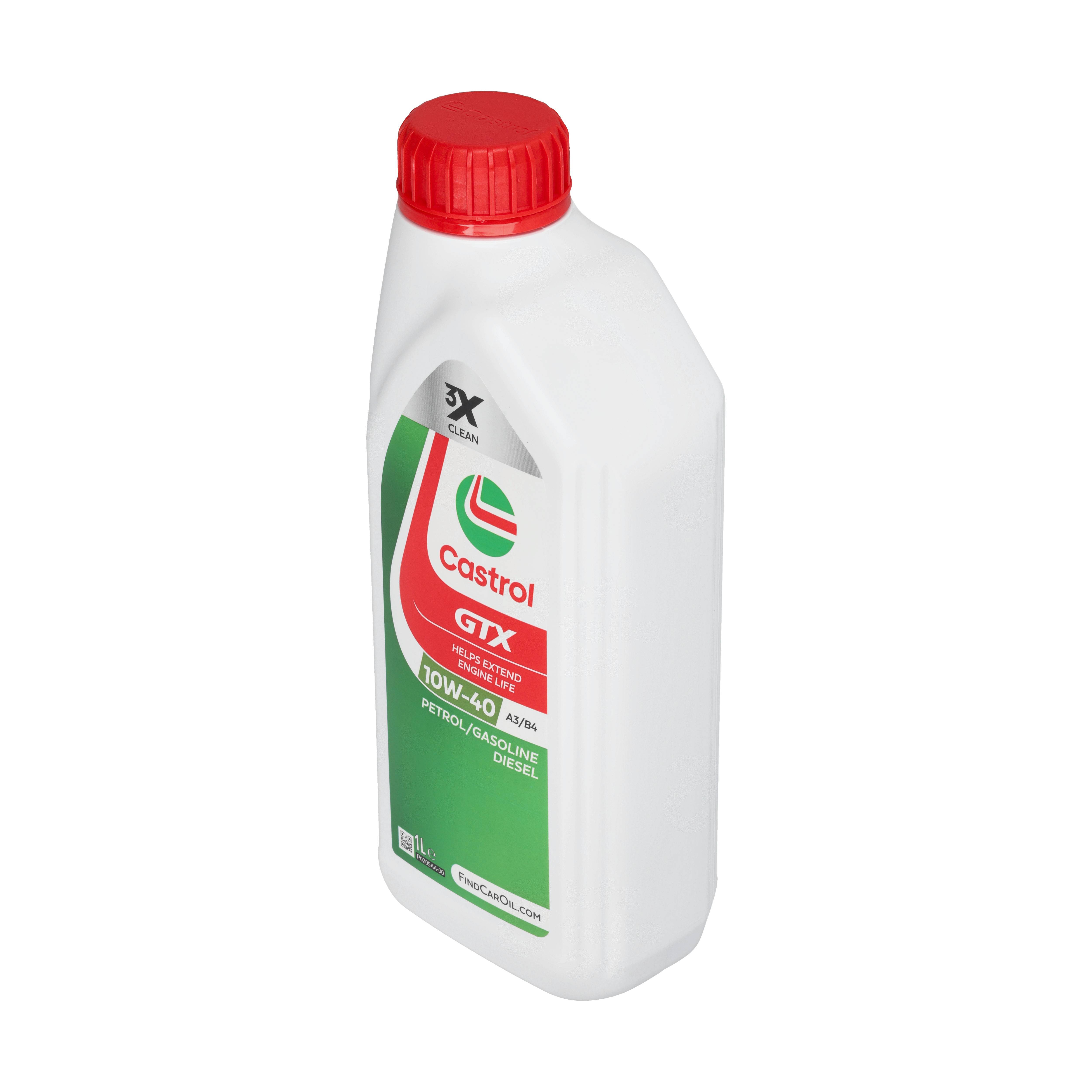 CASTROL Motoröl GTX 10W-40 A3/B4/ 1 L 15f8fe 1l