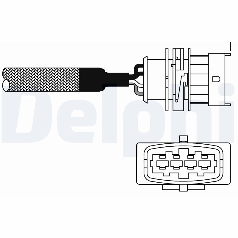 Delphi Lambdasonde [Hersteller-Nr. ES10982-12B1] für Vauxhall, Opel - Bild 4