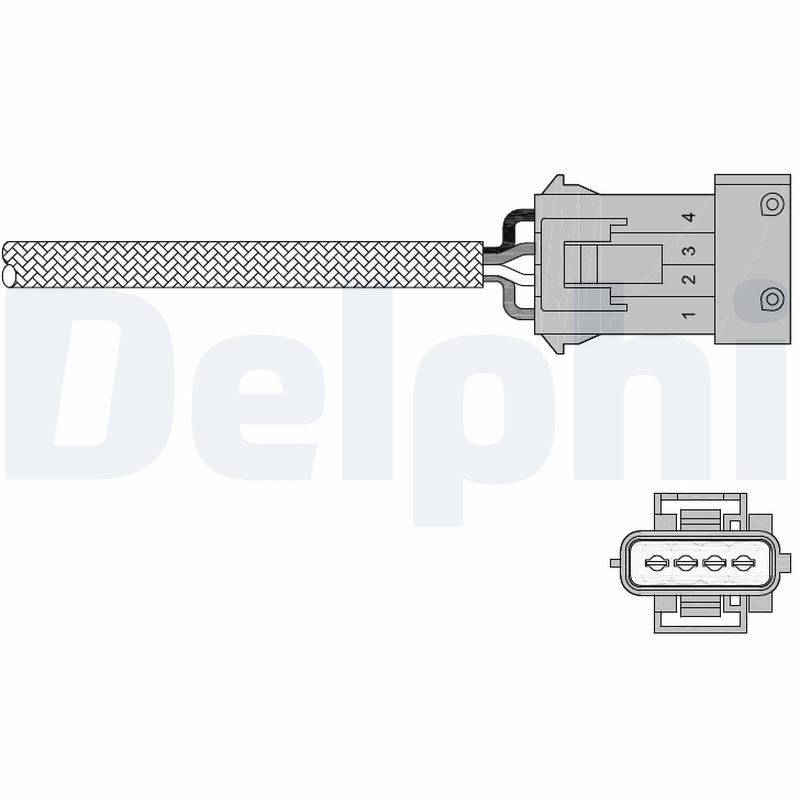 Delphi ES20258-12B1 Lambdasonde Lamdasonde für Citroen für Peugeot - Bild 9