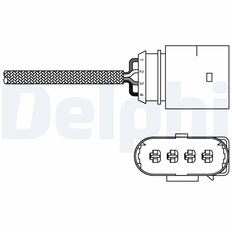 Für DELPHI ELEKTRONIKA ES20285-12B1 LAMBDA SENSOR AUDI VW 1.6 2.0 - Bild 7