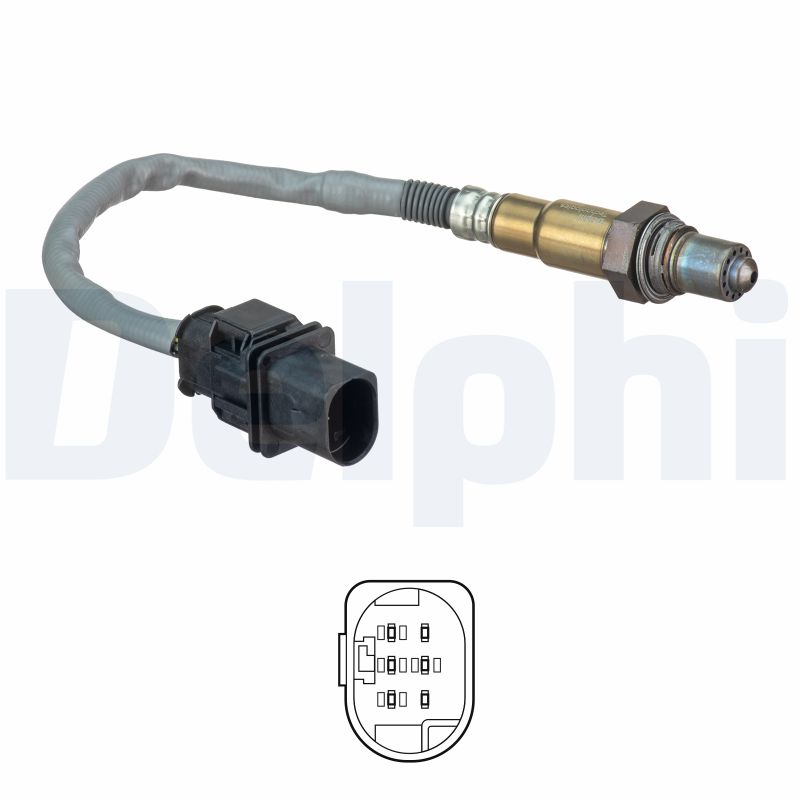 Lambdasonde Breitband-Lambda-Sonde ES20555-12B1 DELPHI für BMW 6 6 Cabriolet 3 5 - Bild 7