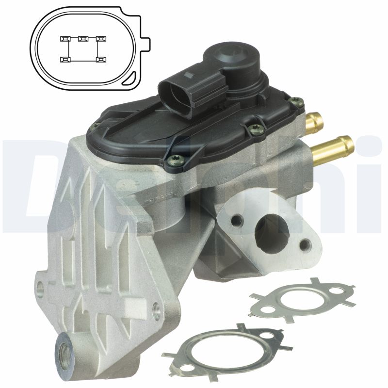 DELPHI AGR-Ventil eg1042412b1 für VAG Skoda