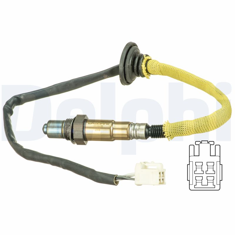Delphi Lambdasonde Nach Katalysator Toyota Corolla E12 1,4 Vvt-I 97 Ps - Bild 6