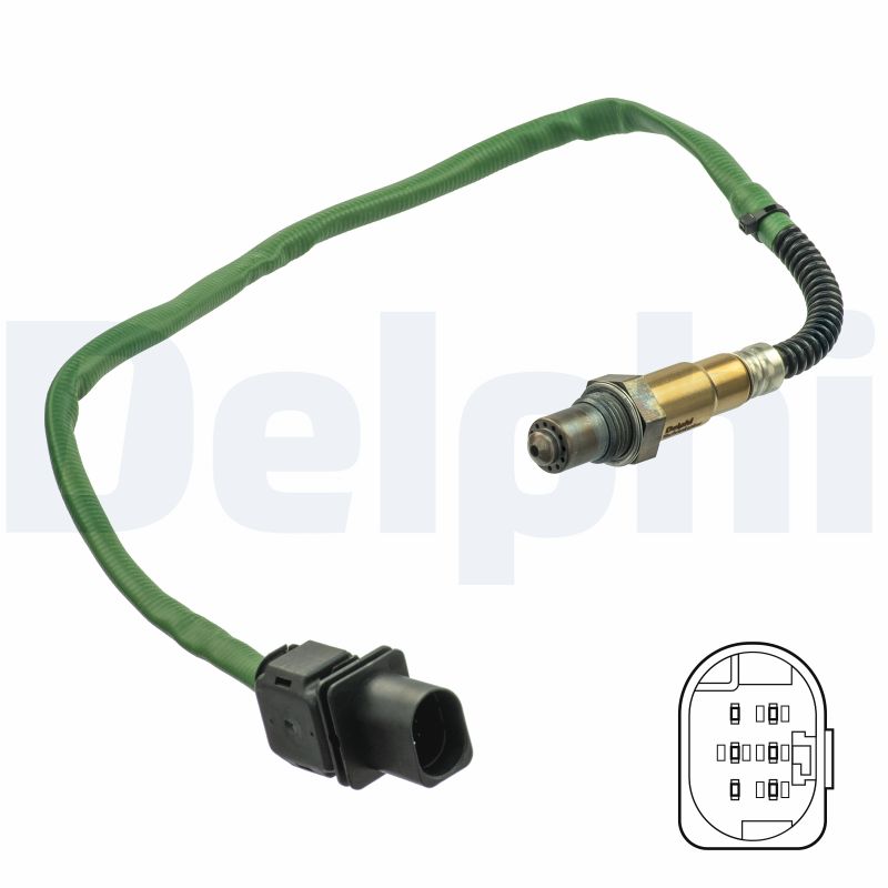 Lambdasonde Breitband-Lambda-Sonde ES21131-12B1 DELPHI für MERCEDES-BENZ C-CLASS - Bild 3