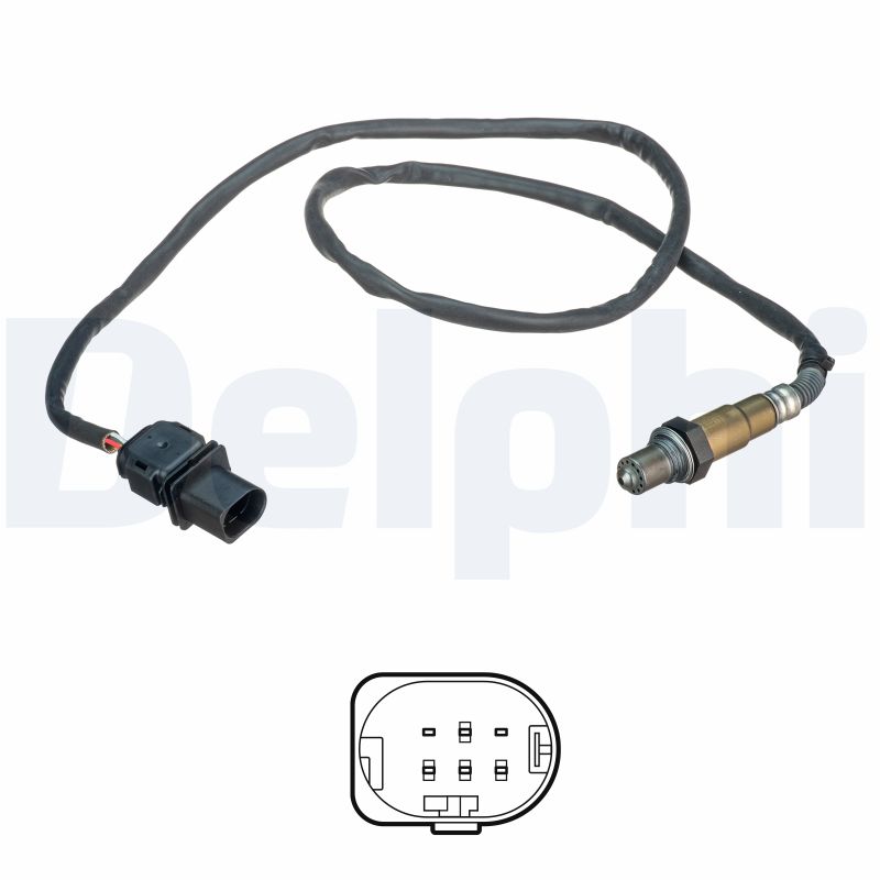 Für DELPHI ES21110-12B1 Oxygen Sensor ES21110-12B1 Lambda probe (number of wire - Bild 6
