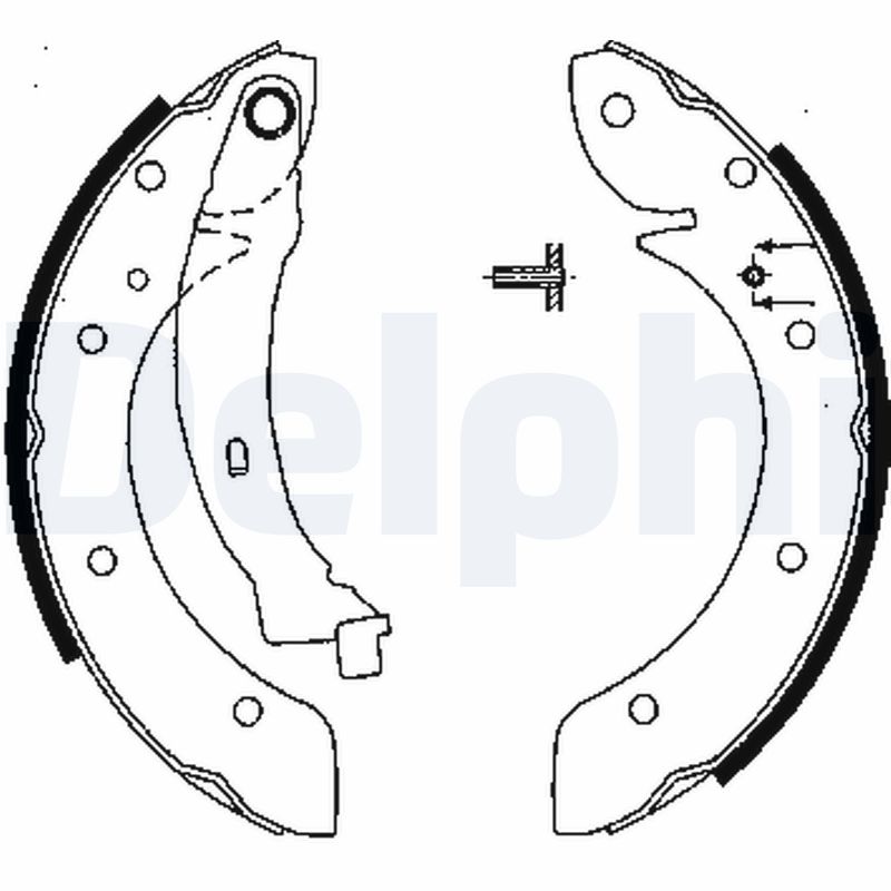 Bremsbacken Hinten für Renault Scénic I Espace III Megane Scenic 96-99 VBS576 - Bild 7