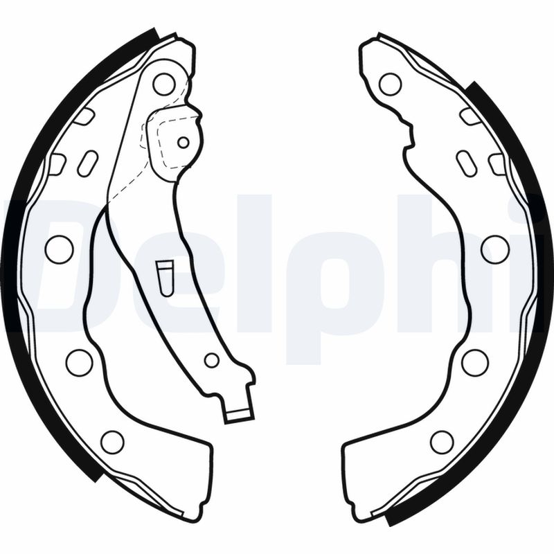 Delphi Bremsbackensatz Ls1880 Für Isuzu Mitsubishi - Bild 5