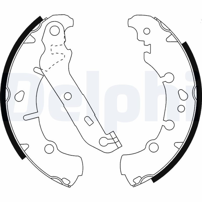 Für DELPHI LOCKHEED HAMULCE LS1912 BRAKE SHOE AXLE SET Toyota - Bild 11