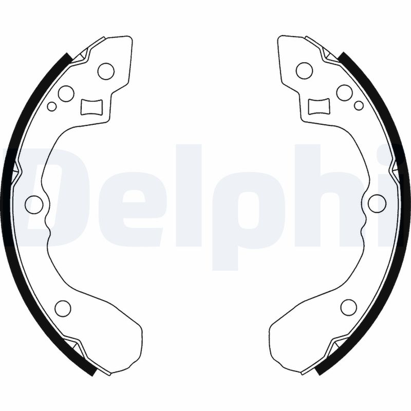 Delphi Bremsbacken Hinten Kia Joice Rio 1,5 - Bild 4