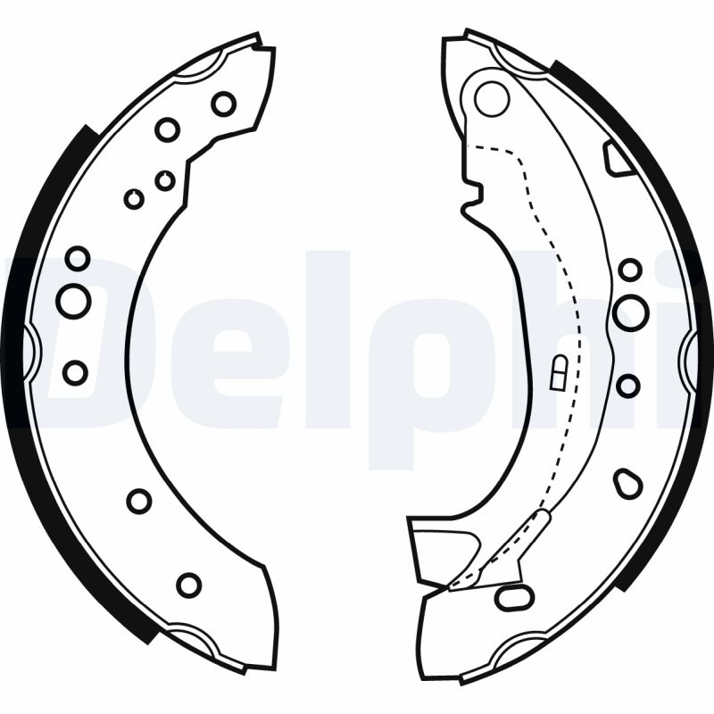 Bremsbacken Hinten für Peugeot 1007 Citroen C2 Enterprise C3 I Pluriel ab 02-> - Bild 10