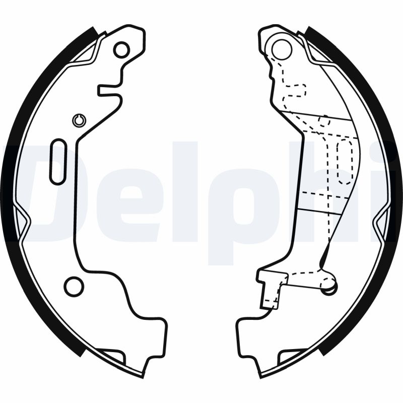 Delphi Bremsbacken Hinten Opel Agila - Bild 9