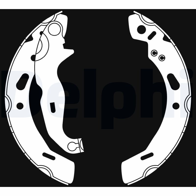 Für DELPHI LS2016 Brake Shoe Set - Bild 9