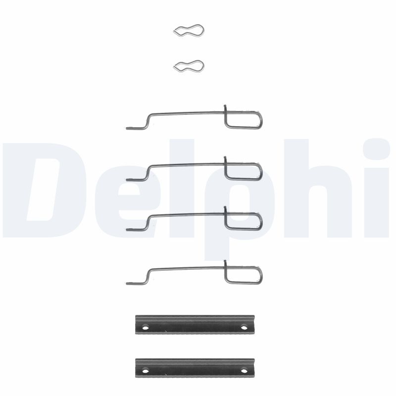 DELPHI Zubehörsatz, Scheibenbremsbelag lx0044 für Peugeot