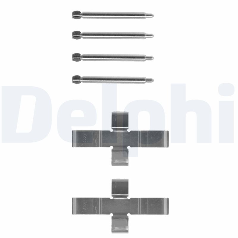 DELPHI Zubehörsatz, Scheibenbremsbelag lx0047 für Mercedes