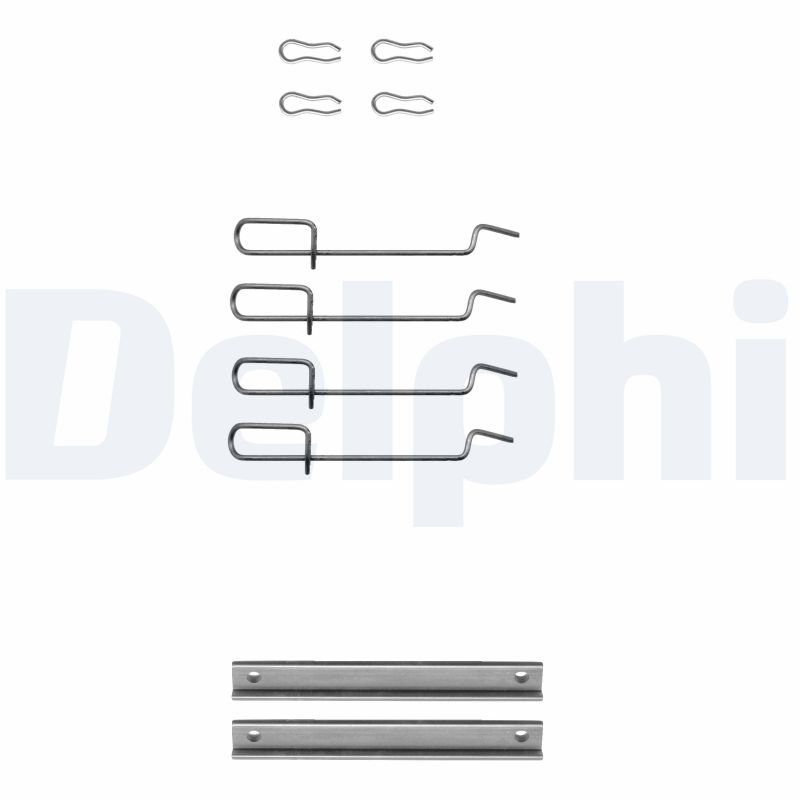 DELPHI Zubehörsatz, Scheibenbremsbelag lx0113 für RENAULT