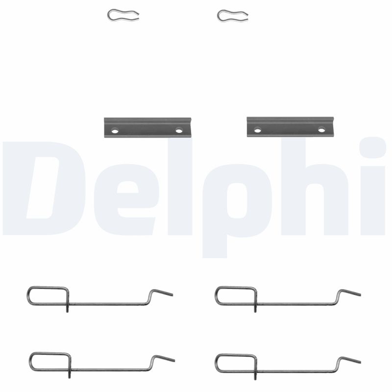 DELPHI Zubehörsatz, Scheibenbremsbelag lx0142