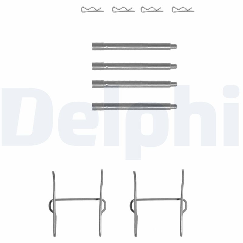 DELPHI Zubehörsatz, Scheibenbremsbelag lx0154 für Peugeot