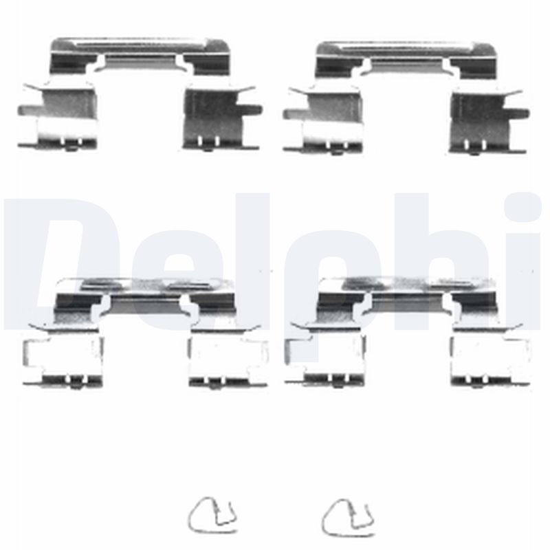 DELPHI Zubehörsatz, Scheibenbremsbelag lx0385 für TOYOTA
