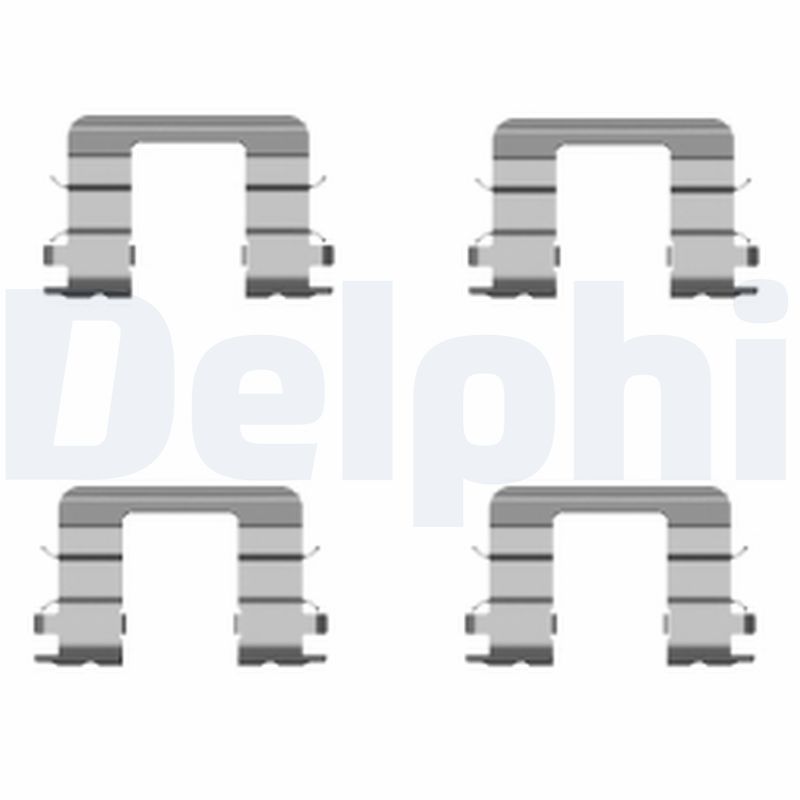 DELPHI Zubehörsatz, Scheibenbremsbelag lx0416