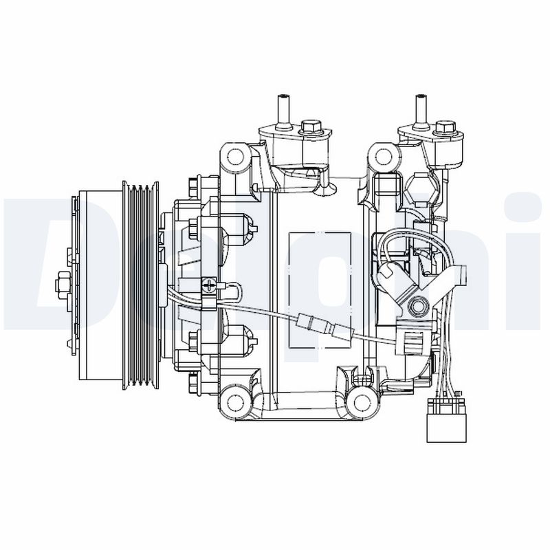 Delphi CS20515 Kompressor für Klimaanlage Klimakompressor Kompressor für Honda - Bild 6