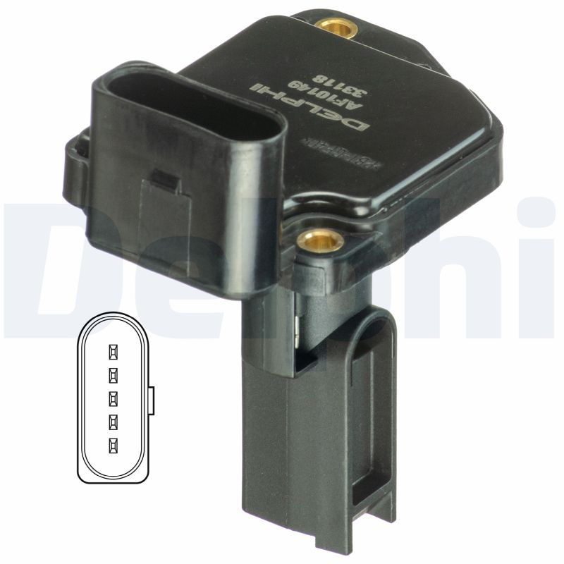 Für DELPHI ELEKTRONIKA AF10149-12B1 MASS AIR FLOW SENSOR POW. AUDI A4 3.0 00- - Bild 6