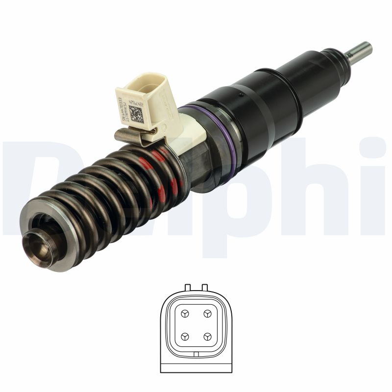 DELPHI Einspritzventil bebe4l16001 für Volvo RENAULT