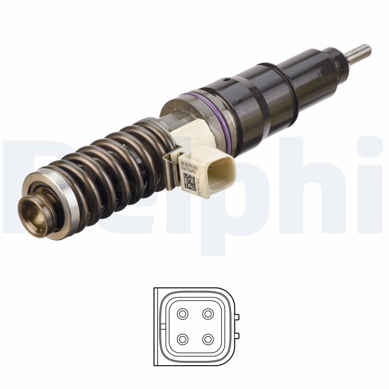 DELPHI Einspritzventil bebe4d45001 für Volvo
