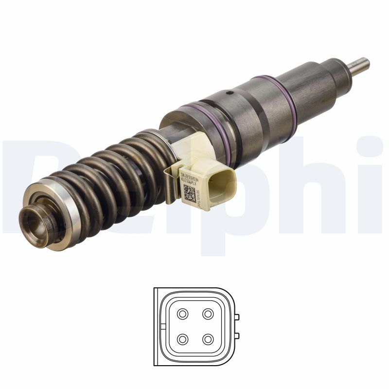 DELPHI Einspritzventil bebe4d34101 für Volvo RENAULT TRUCKS