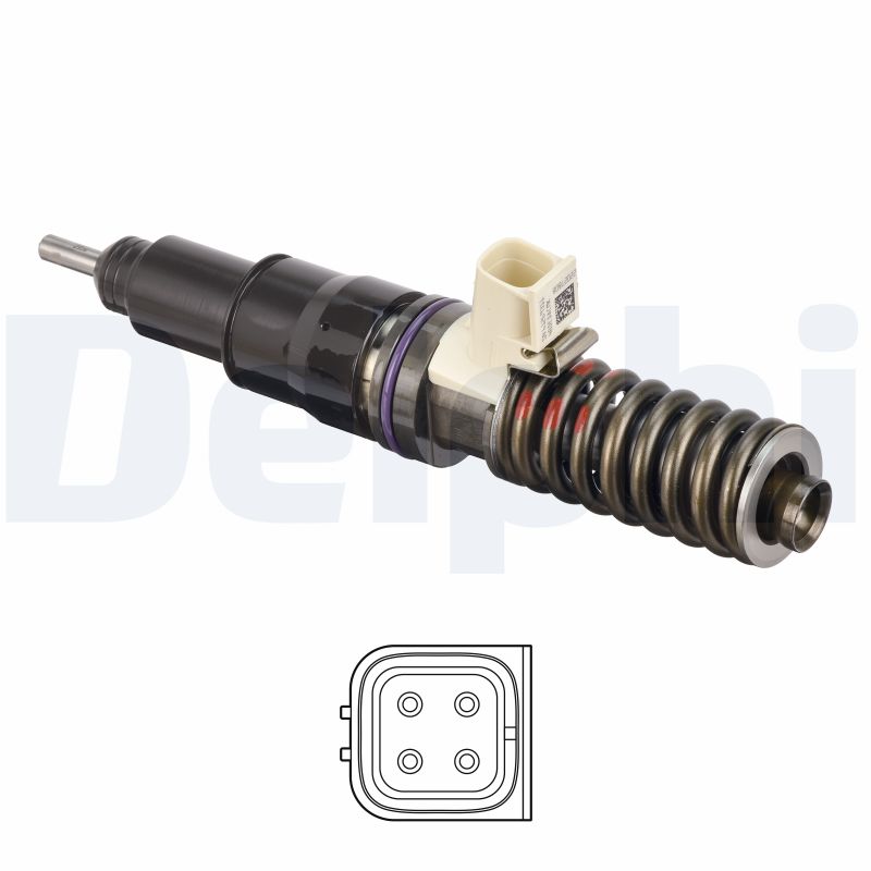 DELPHI Einspritzventil bebe4l11001 für Volvo RENAULT