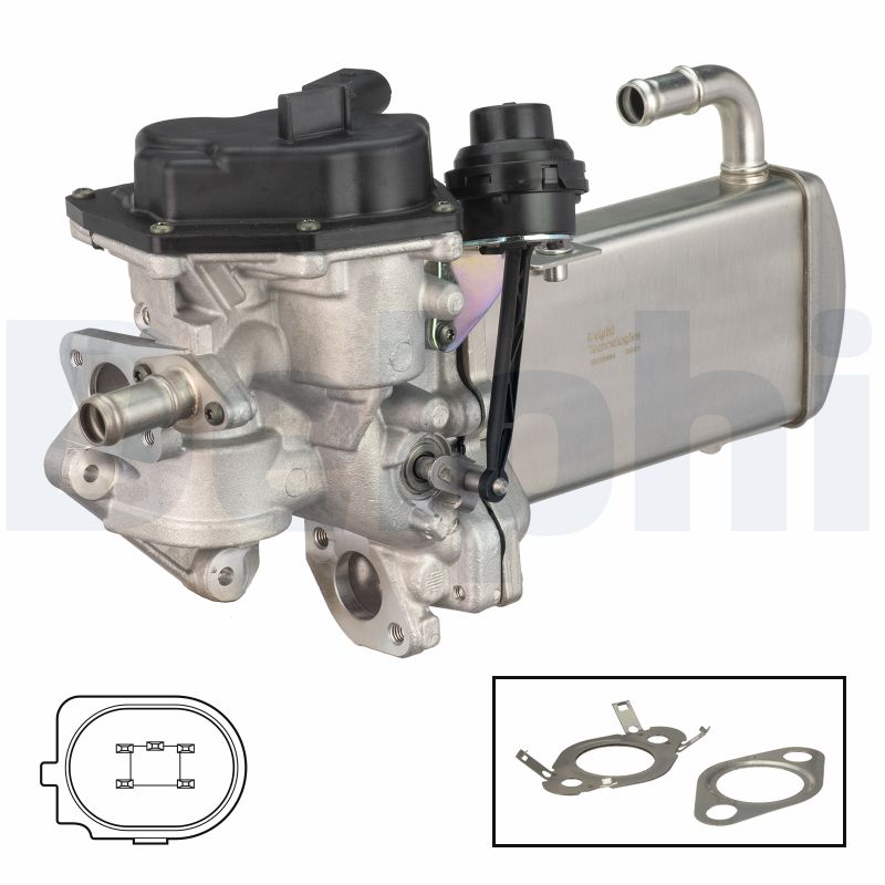 DELPHI AGR-Ventil eg1058412b1 für Audi SEAT