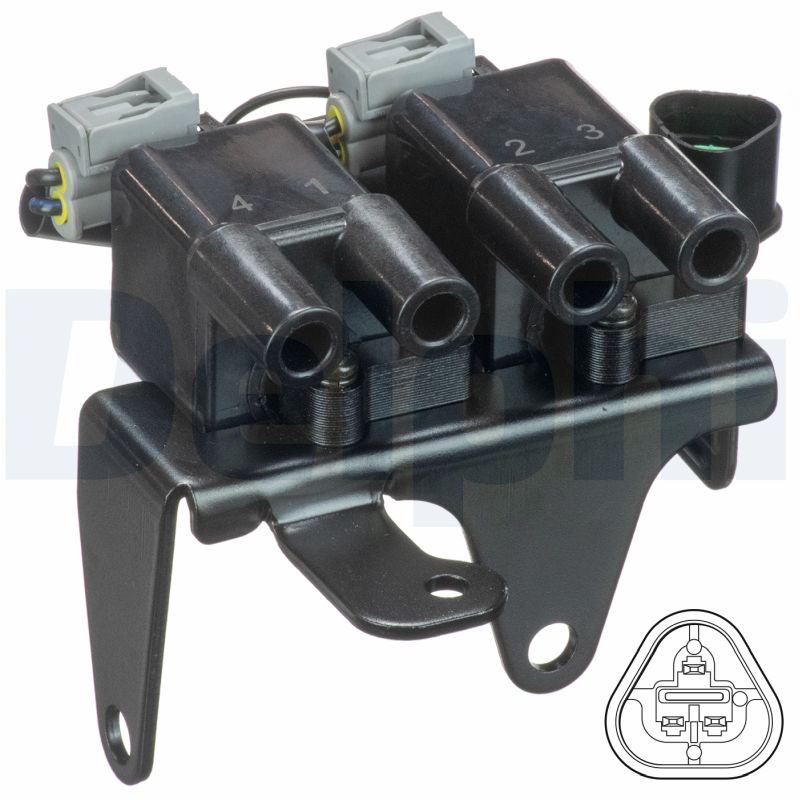 Zündspule GN10829-12B1 DELPHI für HYUNDAI ATOS - Bild 7