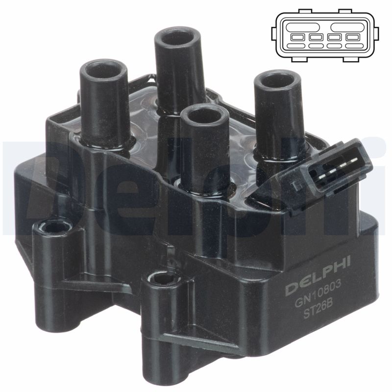 Zündspule GN10803-12B1 DELPHI für CITROËN PEUGEOT - Bild 4