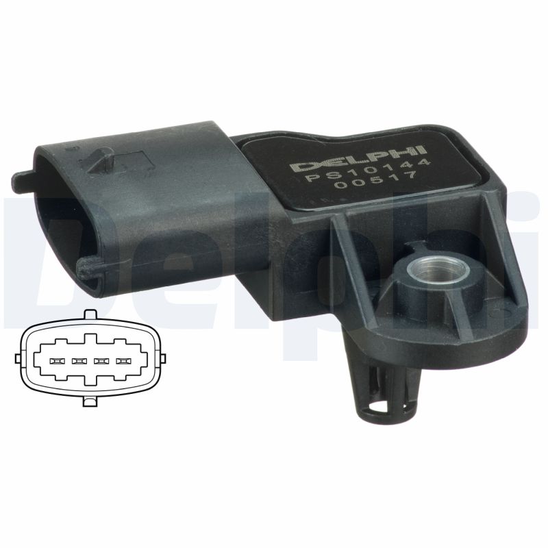 Delphi Sensor, Ladedruck Ps10144 Für Gm Saab Abarth Iveco Alfa Romeo Fiat