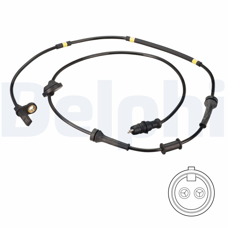 Delphi Sensor, Raddrehzahl Ss20481 Für Fiat