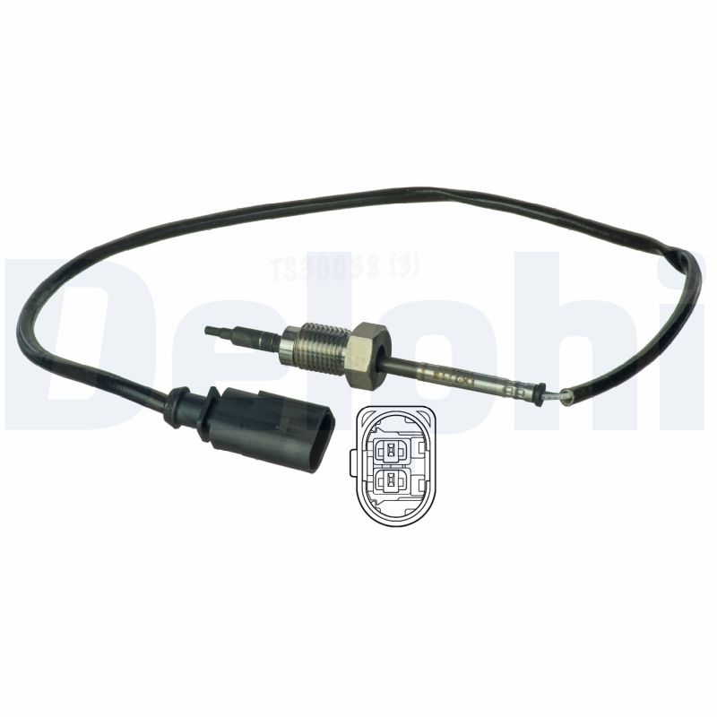 Sensor, Abgastemperatur TS30038 DELPHI für VW TRANSPORTER T5 Bus MULTIVAN T5 - Bild 7