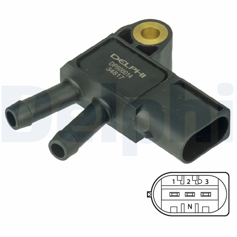 Delphi Sensor, Abgasdruck Dps00014 Für Mercedes