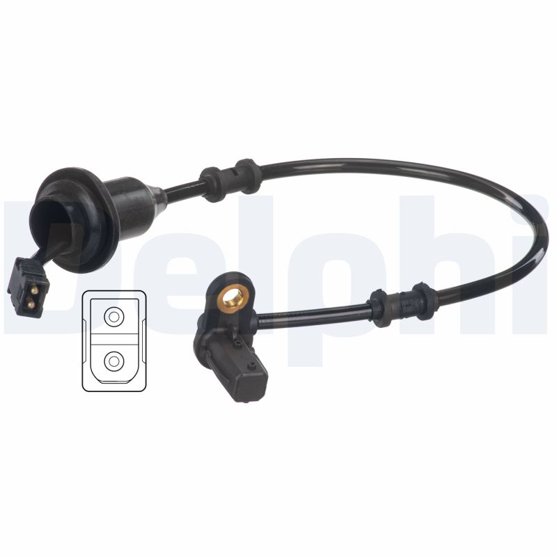 Sensor, Raddrehzahl aktiver Sensor SS20485 DELPHI für MERCEDES-BENZ SLK - Bild 6