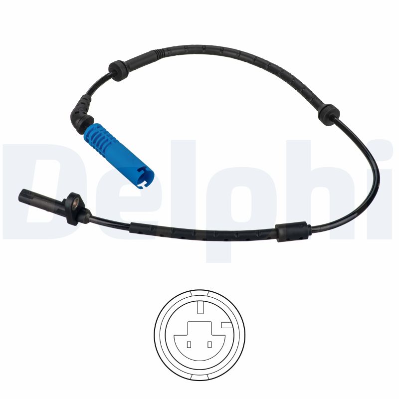 Für DELPHI SS20546 Sensor, wheel speed SS20546 ABS sensor rear L/R fits: BMW X5 - Bild 8