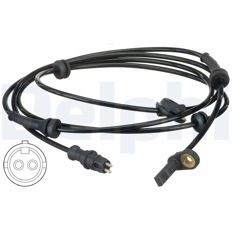 Delphi Sensor, Raddrehzahl Ss20484 Für Fiat