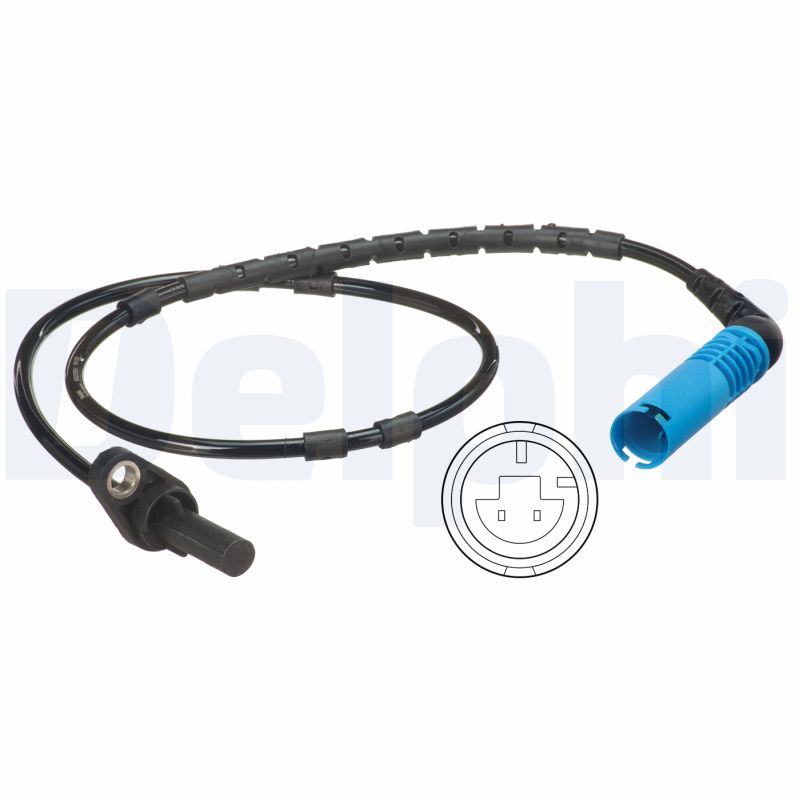 Für DELPHI SS20591 Sensor, wheel speed SS20591 ABS sensor rear L/R fits: BMW X3 - Bild 6