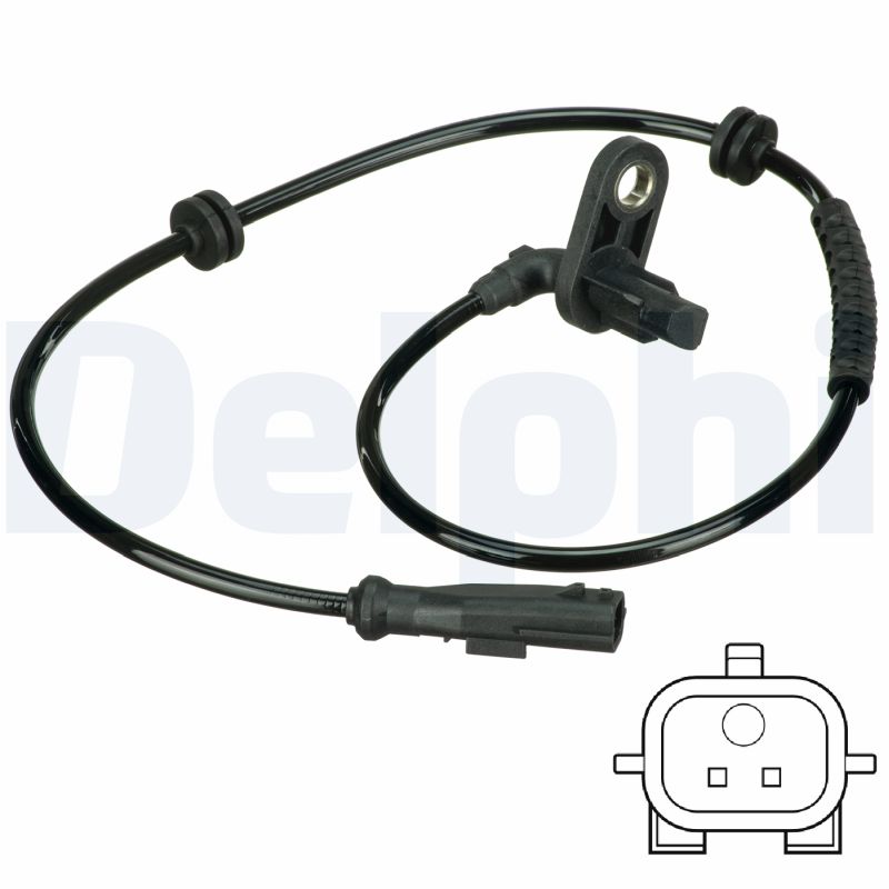 Delphi Raddrehzahlsensor Hinten Rechts Renault Clio Modus - Bild 6