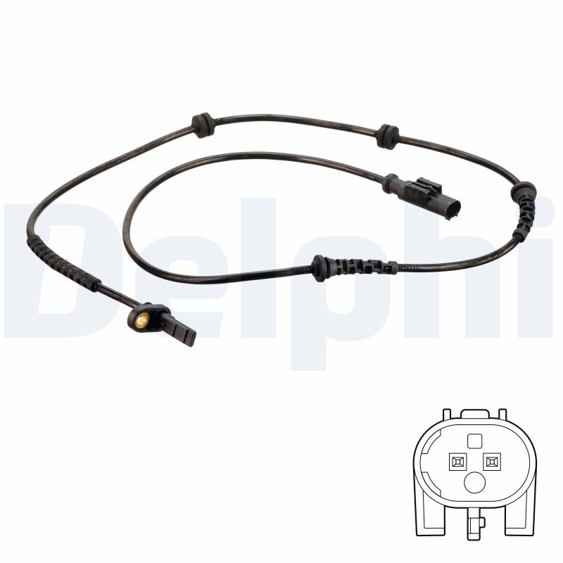 Delphi Sensor, Raddrehzahl Ss20634 Für Fiat