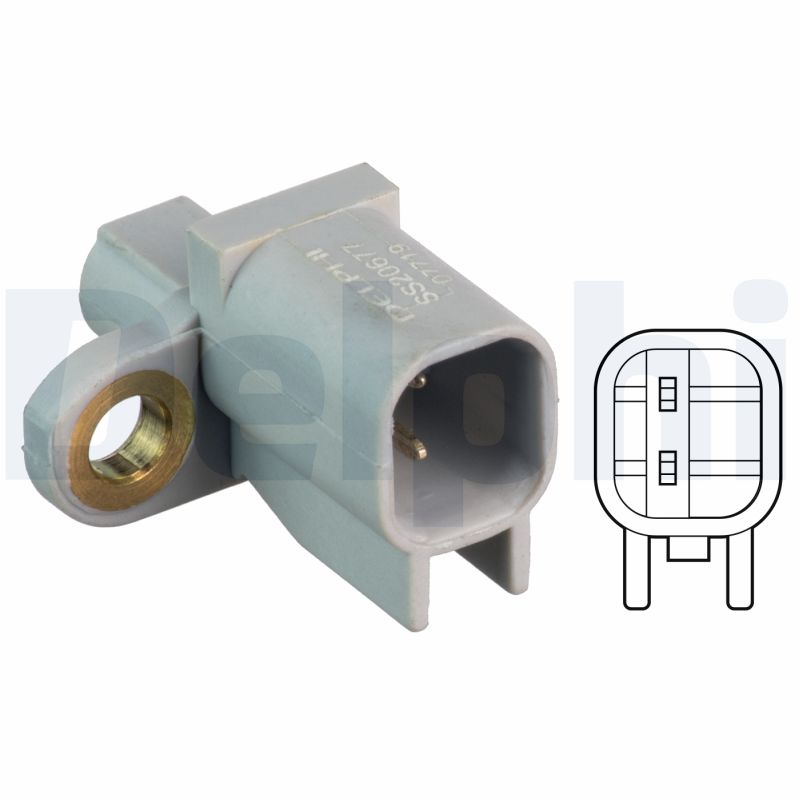 Für DELPHI ELEKTRONIKA SS20677 WHEEL SPEED SENSOR REAR LEFT/RIGHT - Bild 7