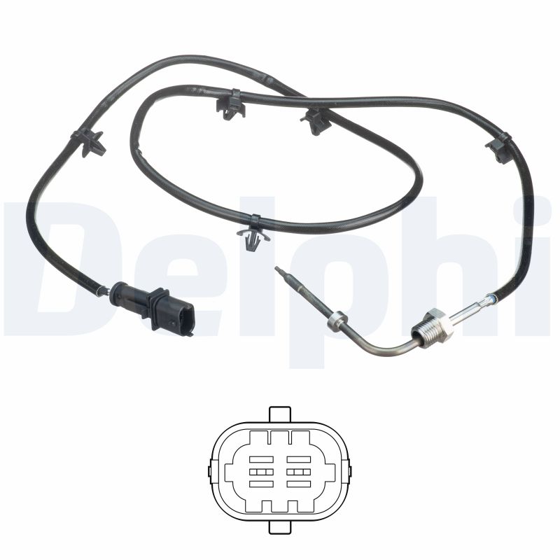 Für DELPHI ELEKTRONIKA TS30243 EXHAUST GAS TEMPERATURE SENSOR - Bild 8