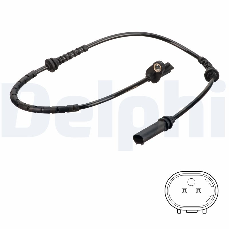 Sensor, Raddrehzahl aktiver Sensor SS20792 DELPHI für BMW MINI - Bild 6